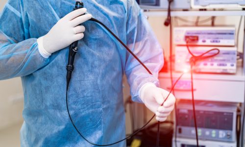 flexible-endoscope-medical-investigative-surgical-tool-monitoring-gastrointestinal-endoscope-clinic-closeup